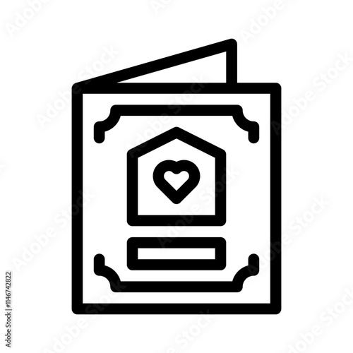 housewarming line icon