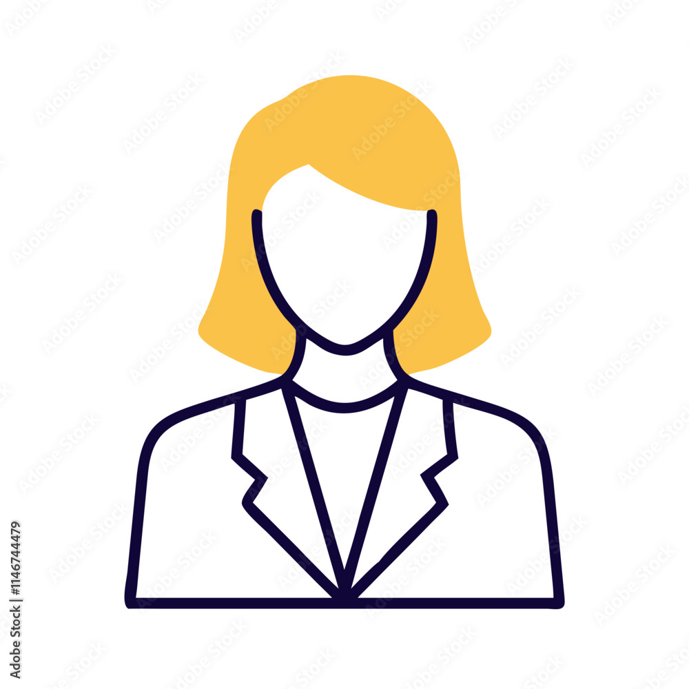 Professional Female Avatar for Business and Corporate Representation Professional Female Avatar for Business and Corporate Representation