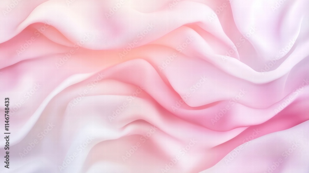 Obraz premium soft pink silk fabric drape background