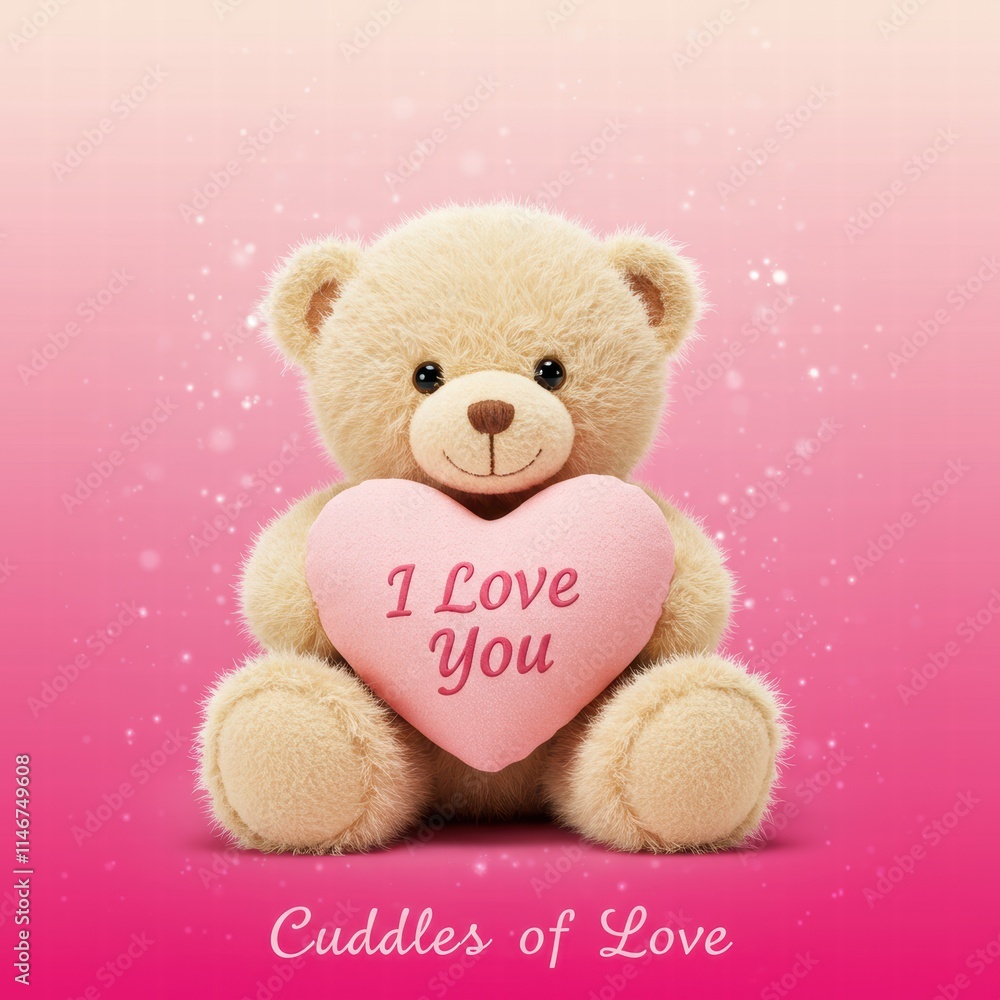 Obraz premium Valentine's Day square banner templates. Vector illustration with hearts and pastel background.