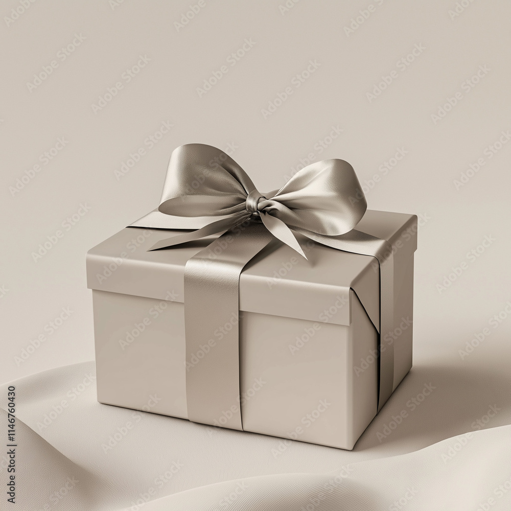 Obraz premium Large Gift Box with Ribbon