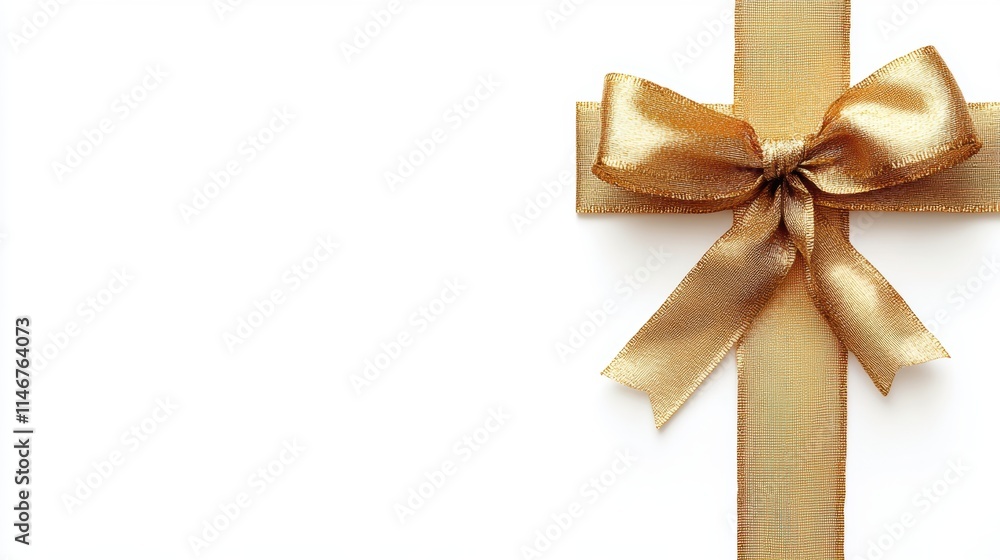Bow tie ribbon for holiday shopping season gift wrapping. Bow tie ribbon for holiday shopping season gift wrapping.