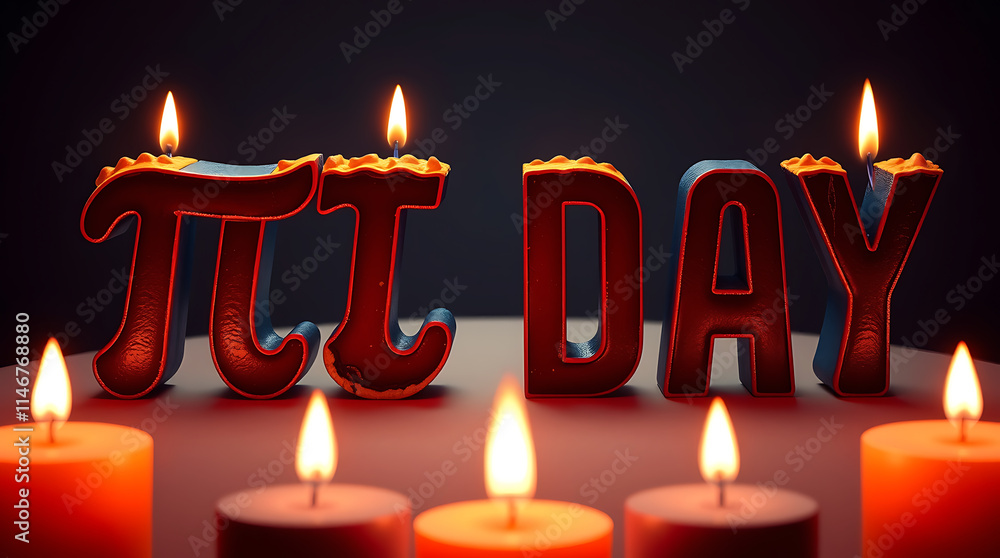 Fototapeta premium Celebrating the Magic of Pi Day