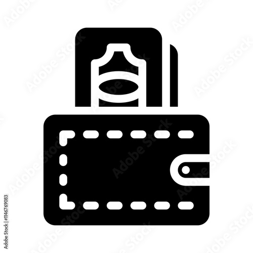 Money glyph icon