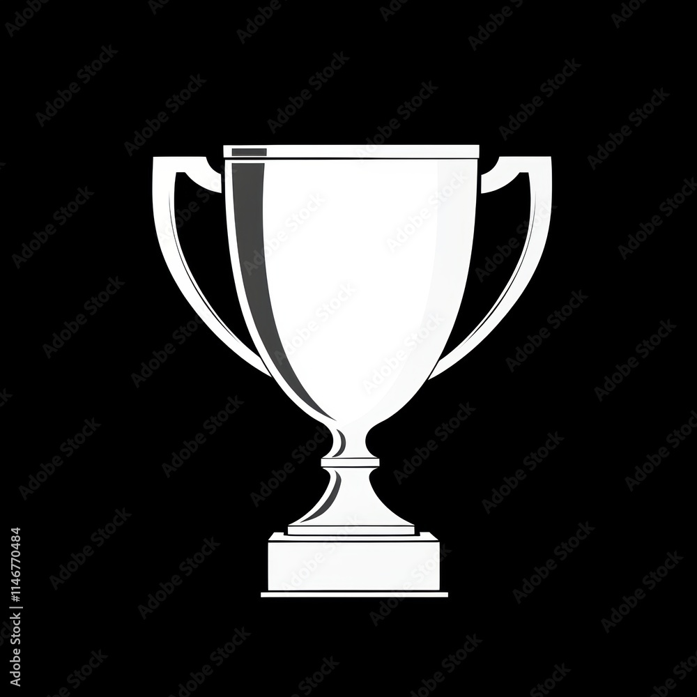 Vector illustration of trophy Vector illustration of trophy