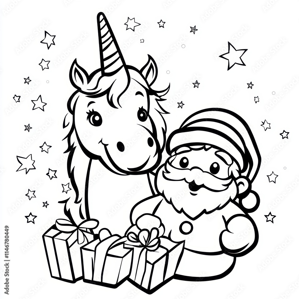 Cute Santa Claus character for Christmas holiday greeting card design. Cute Santa Claus character for Christmas holiday greeting card design.