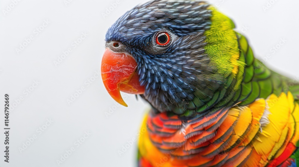 Rainbow Lorikeet Close-up: A Kaleidoscope of Feathers Rainbow Lorikeet Close-up: A Kaleidoscope of Feathers