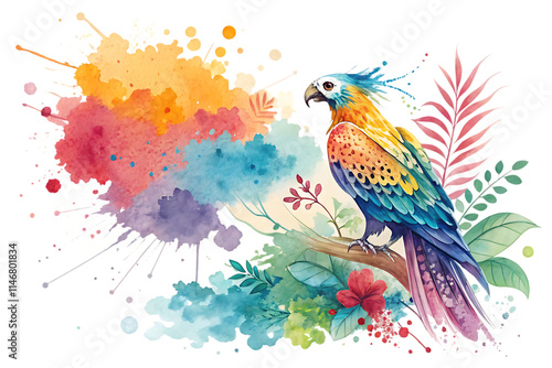 Watercolor sketch of Les Invalides in vector.