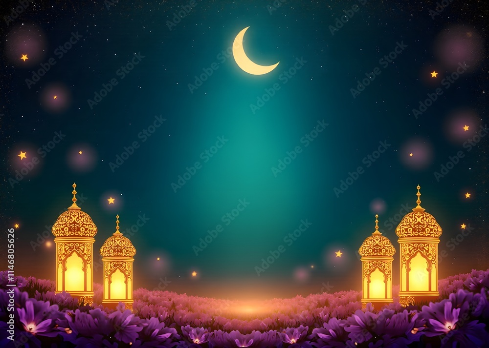 Fototapeta premium Ramadan kareem. Islamic background design with arabic ornament