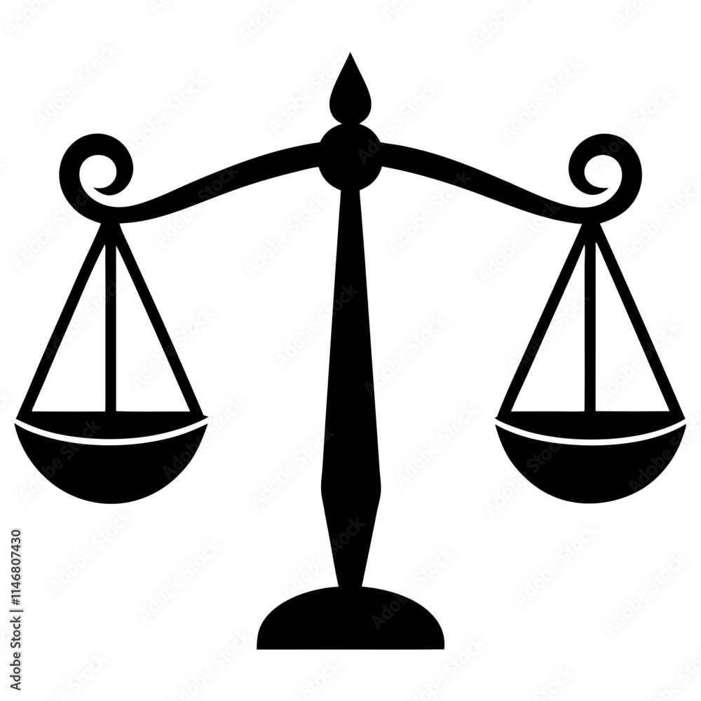 Libra icon silhouette vector art illustration Libra icon silhouette vector art illustration