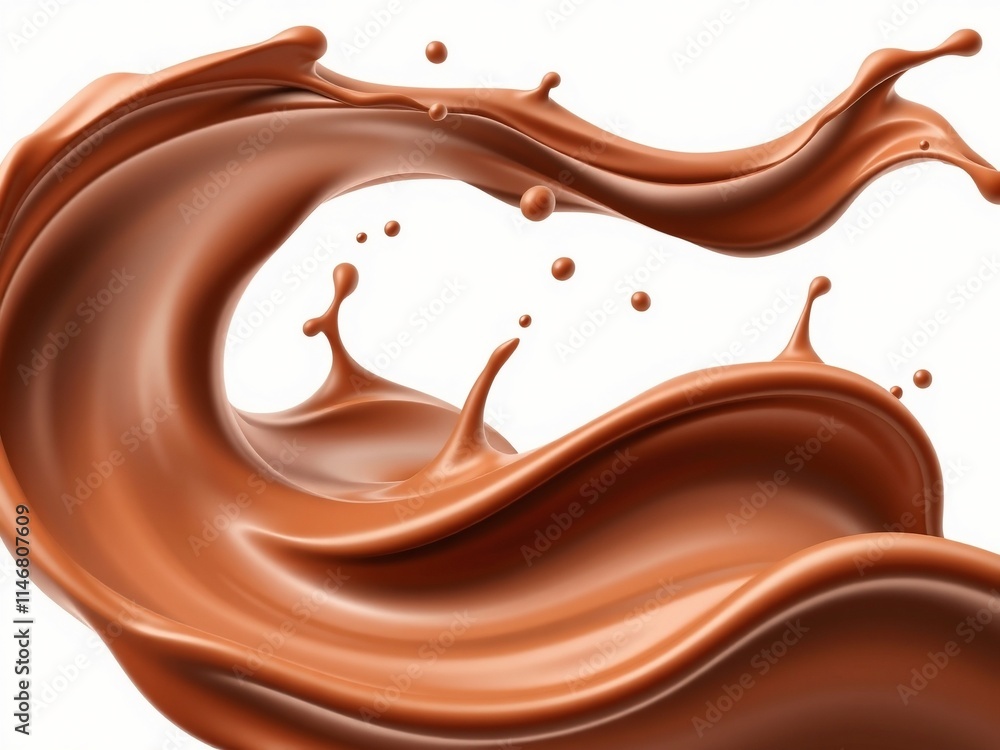 A dynamic splash of chocolate liquid, showcasing movement and texture. A dynamic splash of chocolate liquid, showcasing movement and texture.