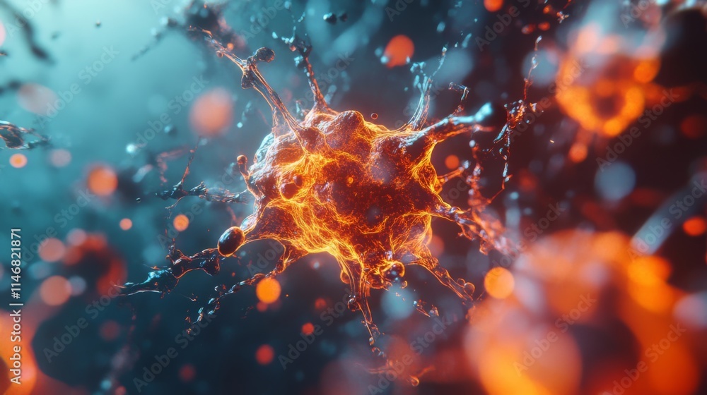 Intricate Molecular Structure: A Stunning Visual Representation of Cellular Processes Intricate Molecular Structure: A Stunning Visual Representation of Cellular Processes