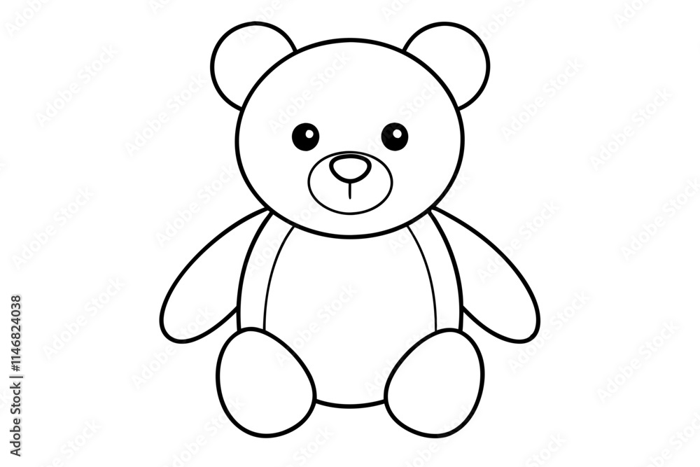 Fototapeta premium teddy bear cartoon