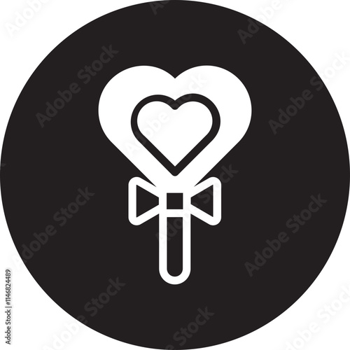 lolipop glyph icon