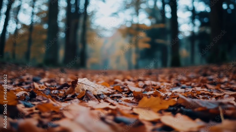 Autumnal Forest Floor - A Carpet of Fallen Leaves Autumnal Forest Floor - A Carpet of Fallen Leaves