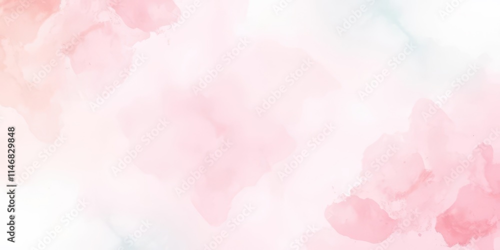 Fototapeta premium Pastel colored watercolor background with soft gradients and delicate textures, soft, relaxing, gentle