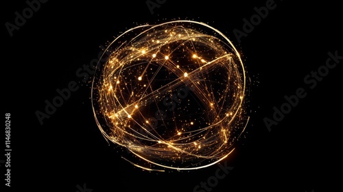 Golden Network Sphere: Visual Representation of Global Connectivity