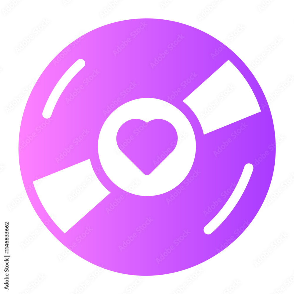 Dvd gradient icon Dvd gradient icon