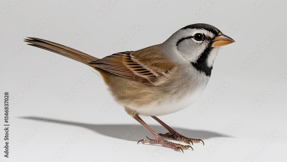 Fototapeta premium a sparrow isolated on white background