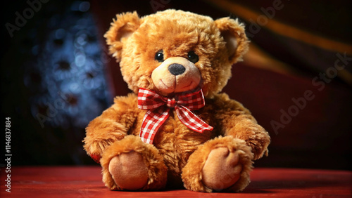 Teddy bear with a toy