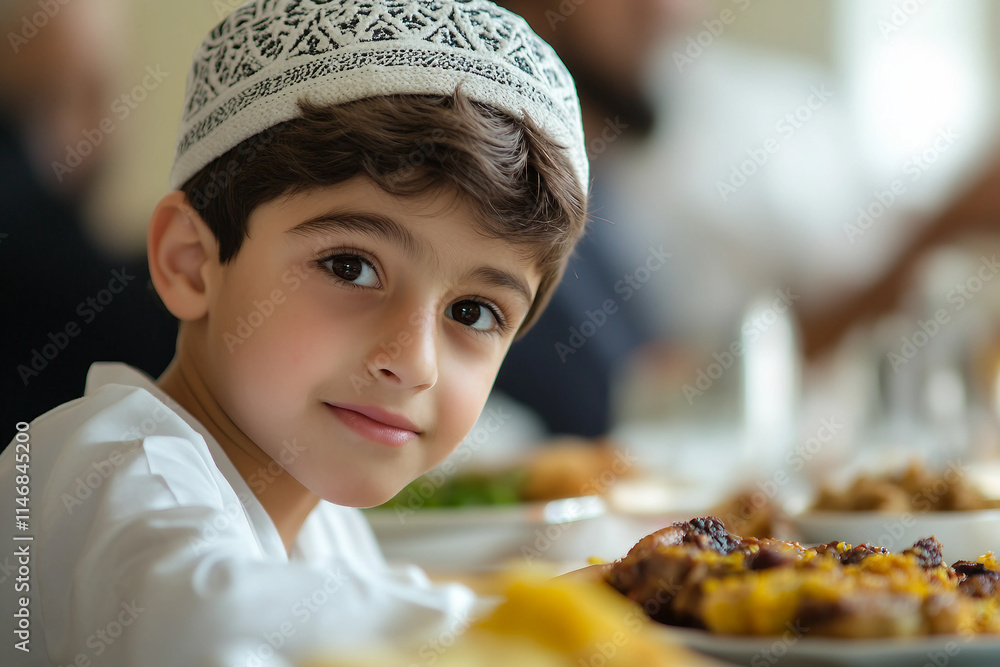 Generative AI Artwork of a Ramadan Family Gathering Celebrating Tradition and Religious Unity Generative AI Artwork of a Ramadan Family Gathering Celebrating Tradition and Religious Unity