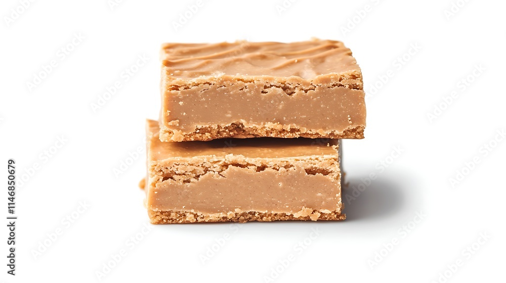 Delicious Caramel Fudge Squares Stacked High Delicious Caramel Fudge Squares Stacked High
