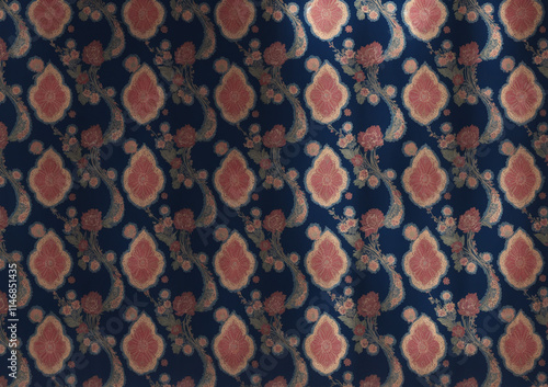 background with circles with old fashioned retro drape aesthetic vibes