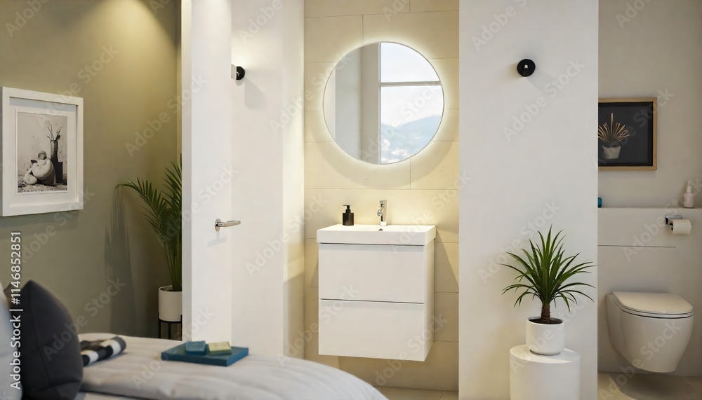 Fototapeta premium Bathrooms_Trend inspiration for your interior designs and social networks such as YouTube, Instagram or WhatsApp.
