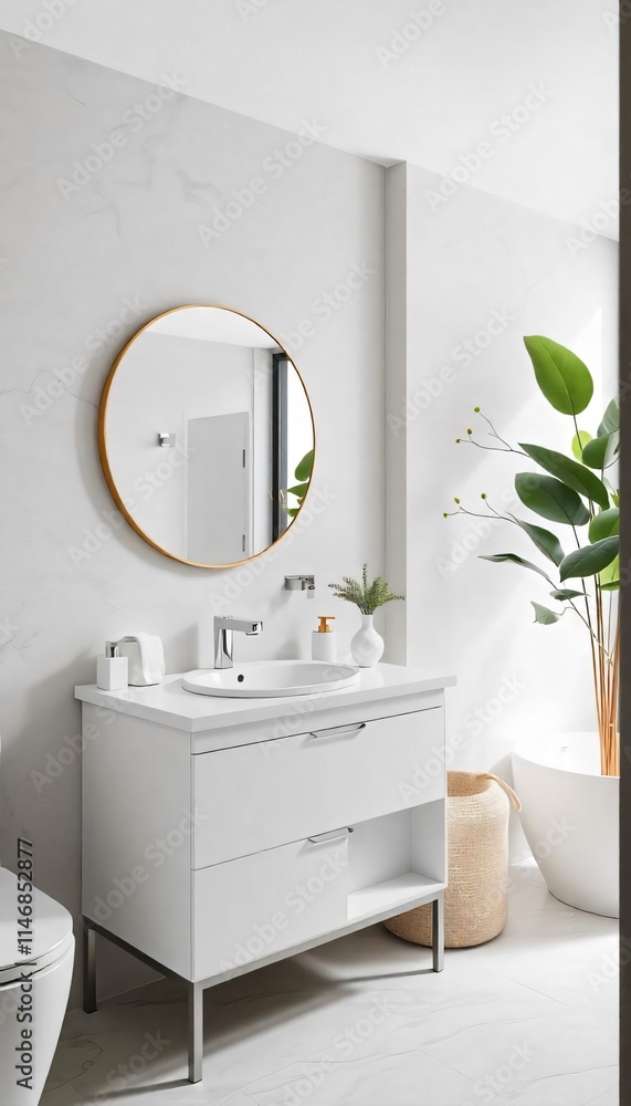 Fototapeta premium Bathrooms_Trend inspiration for your interior designs and social networks such as YouTube, Instagram or WhatsApp.