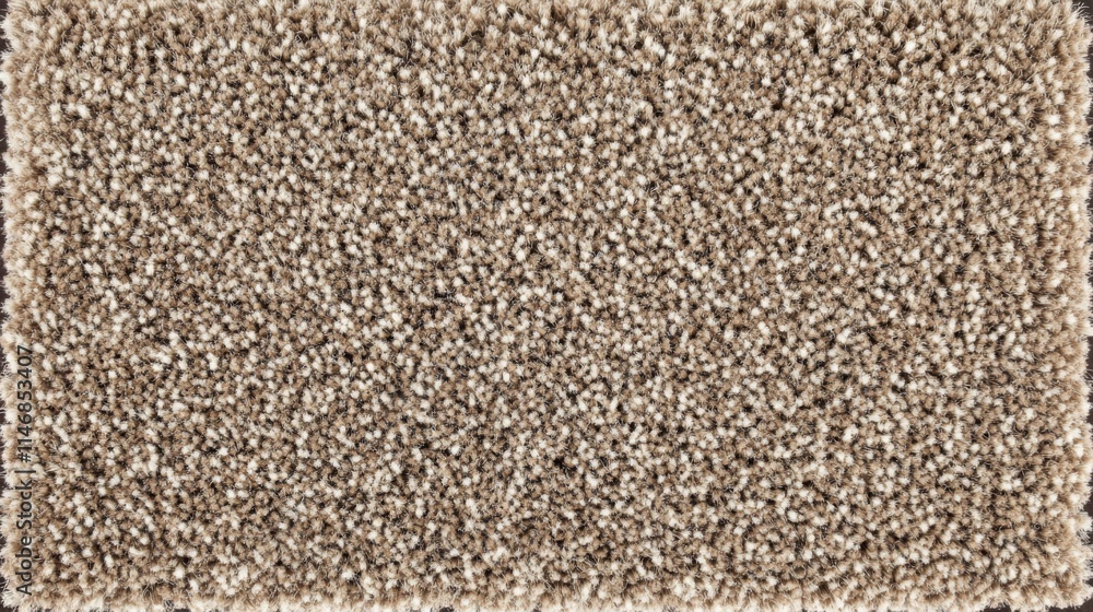 Fototapeta premium Textured Brown And White Shag Carpet Sample