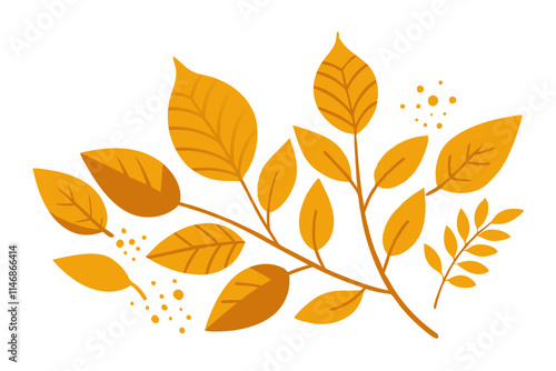 autumn leaves illustration