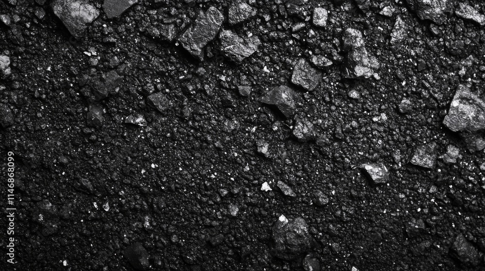 Dark Gray Rock Surface Texture Close Up Dark Gray Rock Surface Texture Close Up