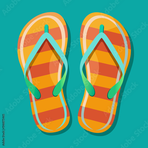 flip flops vector