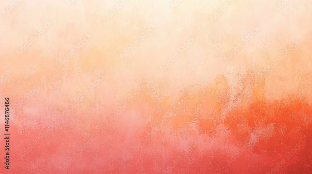 Fototapeta premium A gradient of soft orange and pink tones, with a subtle texture overlay.