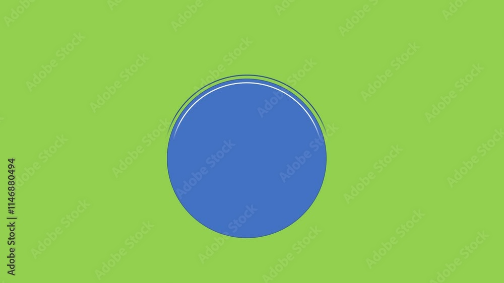 Green screen circle animation for multipurpose use Green screen circle animation for multipurpose use