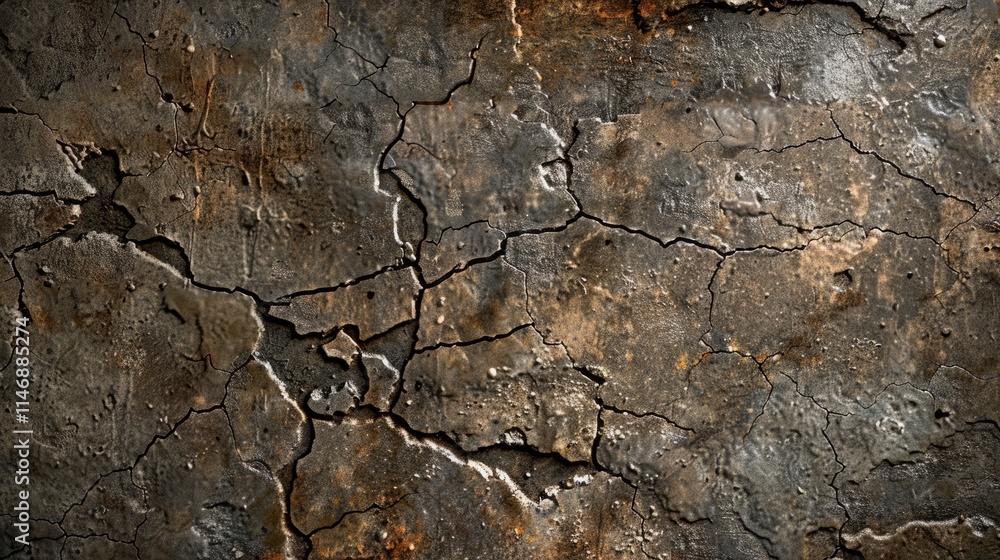 Close-up top-down shot featuring the gritty texture and earthy tones of a concrete texture background Close-up top-down shot featuring the gritty texture and earthy tones of a concrete texture background