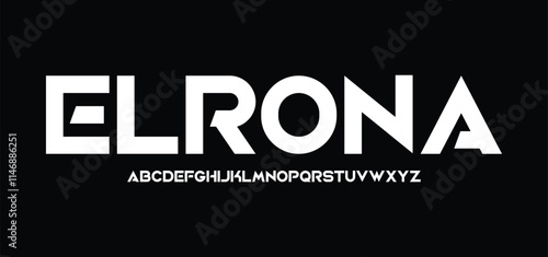Abstract modern urban alphabet fonts. Typography sport, technology, fashion, Brand, digital, future creative logo font. vector illustration
