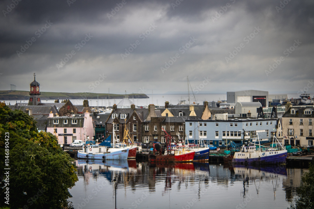 Fischerdorf in Schottland Fischerdorf in Schottland