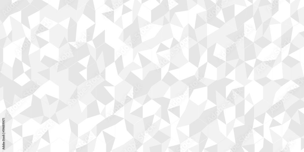 Vector geometric seamless white, gray cube square low polygon texture wallpaper. abstract surface creative diamond pattern corporate. Black and gray polygon Mosaic triangle overlap texture background. Vector geometric seamless white, gray cube square low polygon texture wallpaper. abstract surface creative diamond pattern corporate. Black and gray polygon Mosaic triangle overlap texture background.