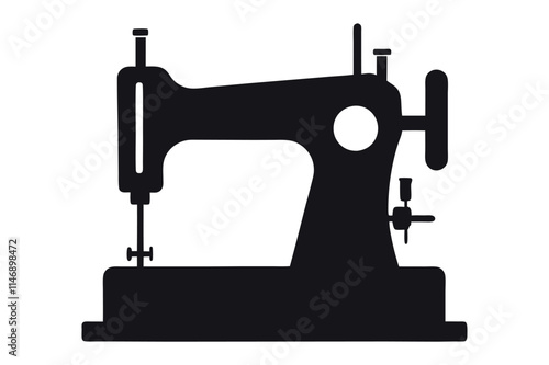 sewing machine clip art vector illustration