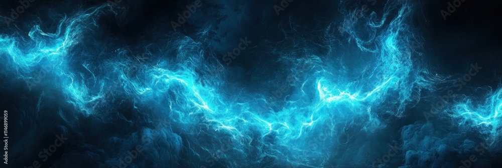 Abstract blue energy flow, swirling plasma, vibrant light streaks on dark background. Abstract blue energy flow, swirling plasma, vibrant light streaks on dark background.