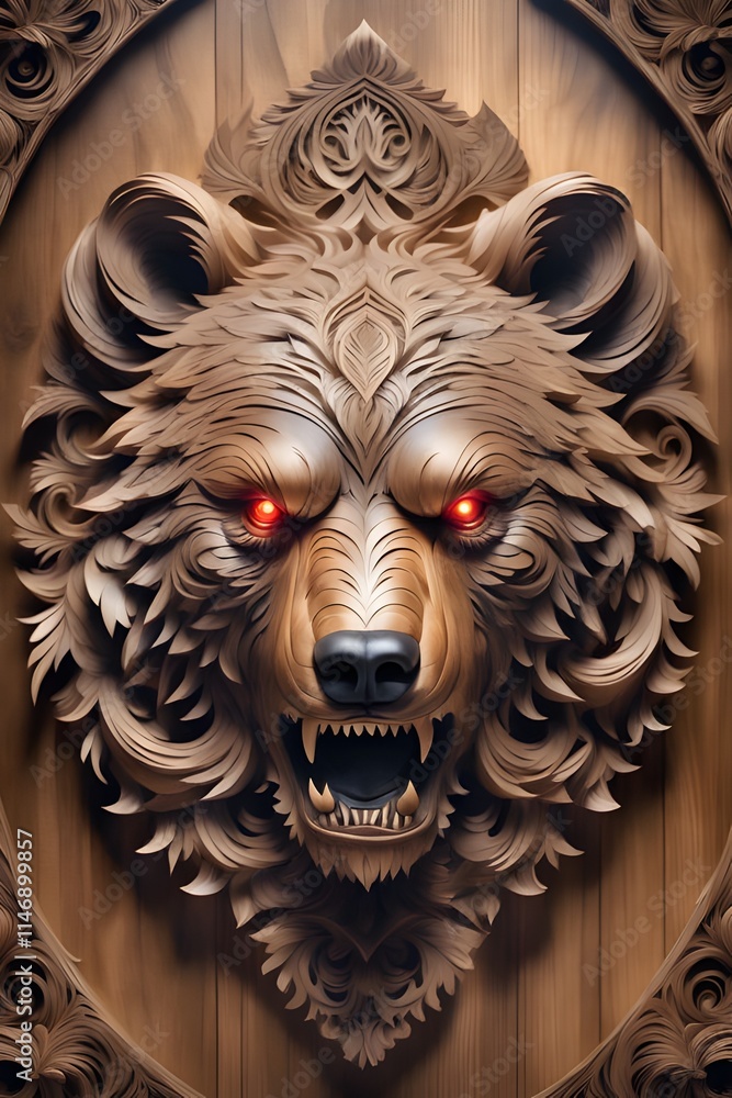 Obraz premium Bear Head