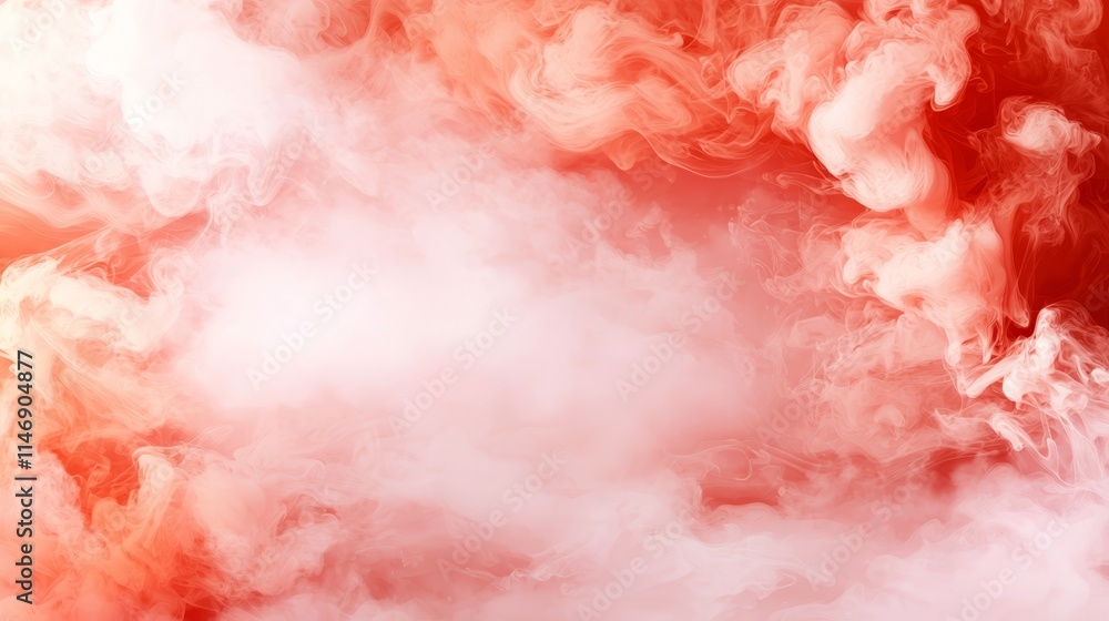 A red and white abstract background with smoke A red and white abstract background with smoke