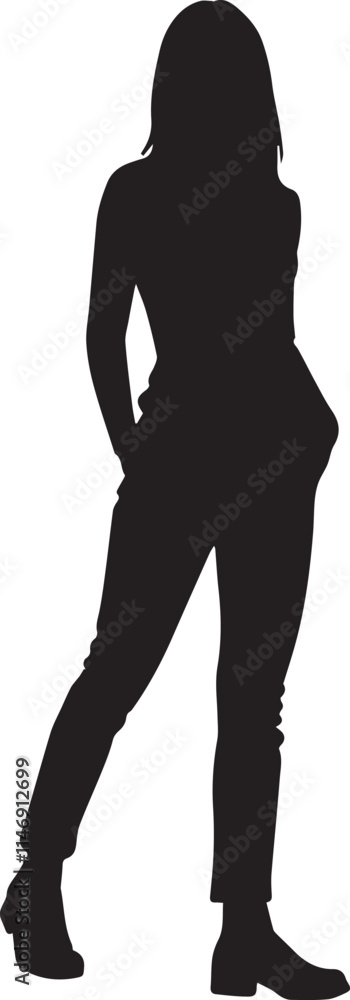 Person minimal Silhouette pure black icon
with white background Person minimal Silhouette pure black icon
with white background