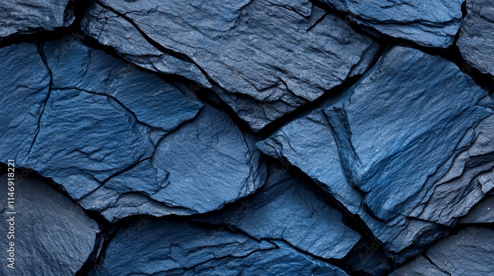 A close up of a blue stone wall A close up of a blue stone wall