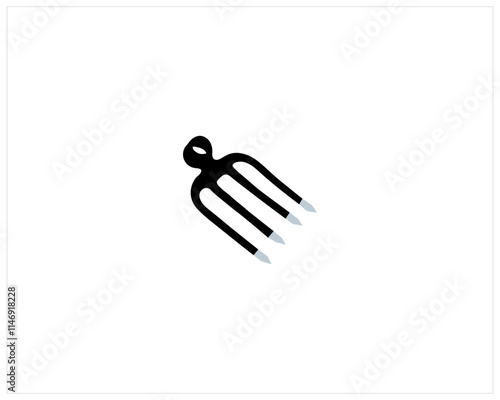 Gardening Digging Fork Vector And Design