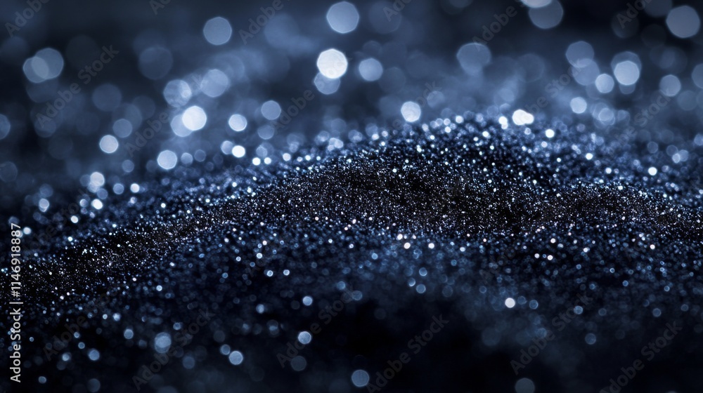 Dark Glittering Surface With Bokeh Lights Background Dark Glittering Surface With Bokeh Lights Background