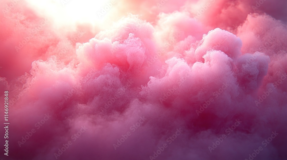 Pink cloudscape at sunset, dreamy texture. Pink cloudscape at sunset, dreamy texture.