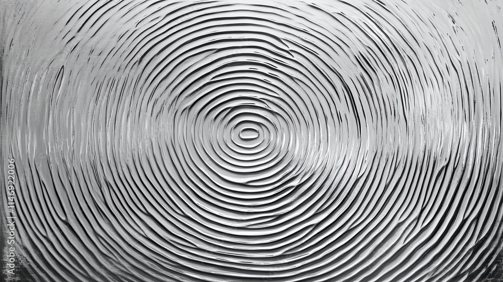 Abstract pattern of concentric ripples on a textured surface. Abstract pattern of concentric ripples on a textured surface.