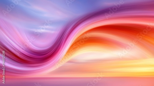 A colorful abstract background with a sunset in the background